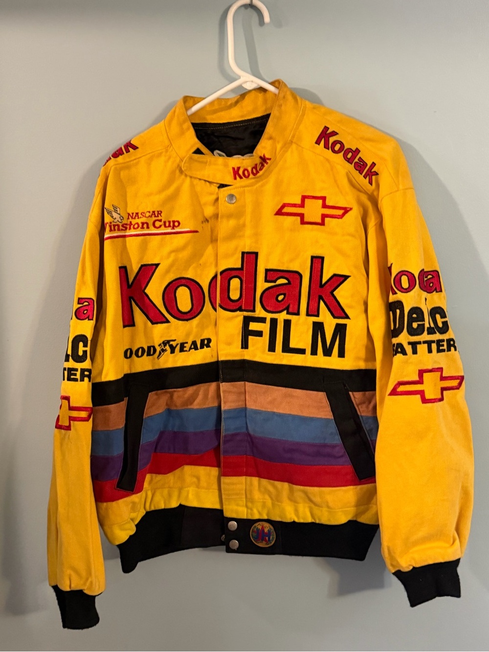NASCAR Kodak Vintage Mens Racing Jacket